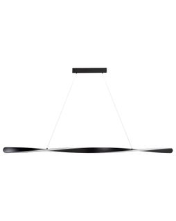 Lampe LED Suspendue Mahoi Métal Noir