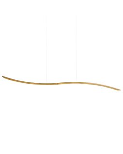 Lampe LED Suspendue Calao Métal Doré