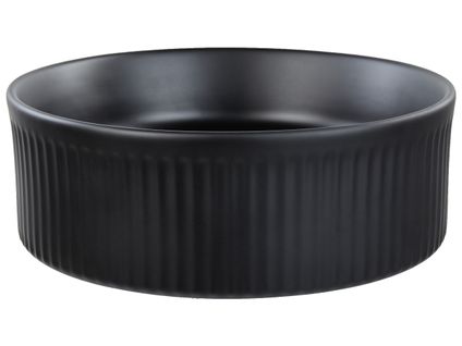 Lavabo En Céramique D 37 Cm Noir Geldo