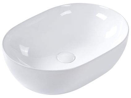 Lavabo En Céramique 48 X 34 Cm Blanc Omoa