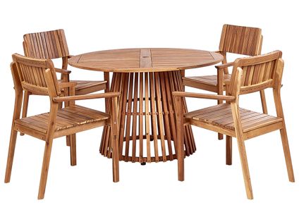 Set De Salle à Manger Bois Solide Bois Clair Agello