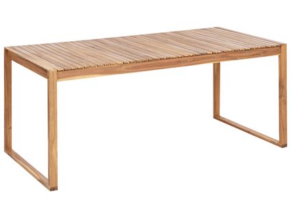 Table De Jardin Bois Solide Bois Clair Sassari Ii