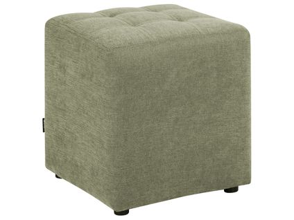 Pouf En Tissu Vert Kansas