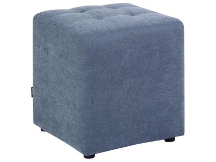 Pouf En Tissu Bleu Kansas