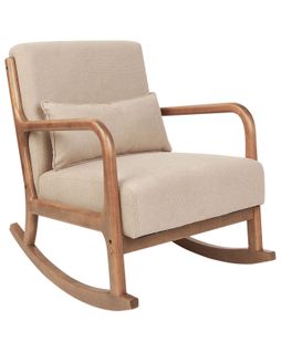 Tissu Fauteuil à Bascule Beige Skovde