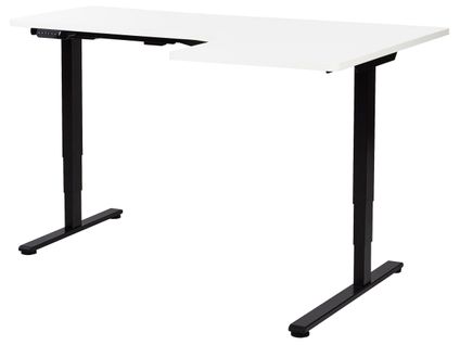 Table à Hauteur Ajustable Électrique Côté Droit Blanc Destines