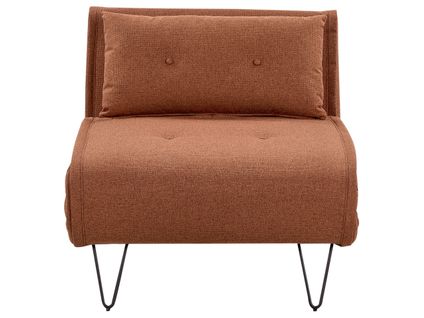 Fauteuil Convertible Vestfold Tissu Orange