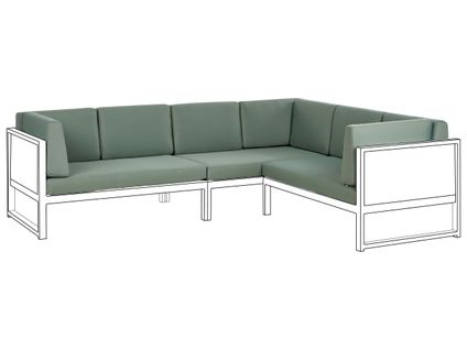 Ensemble De Housses De Coussins D'extérieur Castella Vert