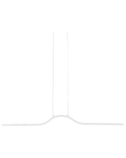 Lampe LED Suspendue Hongu Avec Variateur Métal Blanc