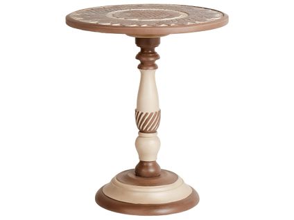 Table D'appoint Eulo Bois De Manguier Marron