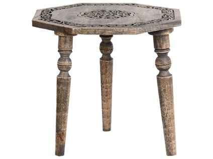 Table D'appoint Wandilo Bois De Manguier Marron