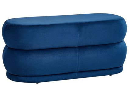 Banc Ellendale Velours Bleu Marine