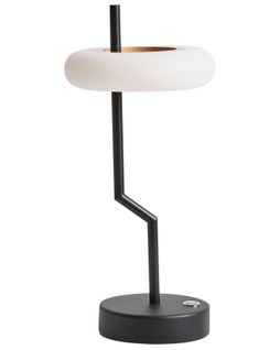 Lampe De Table LED Sans Fil Alviela Avec Variateur Métal Noir