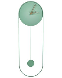 Horloge Murale Salvan 20 Cm Métal Vert Clair