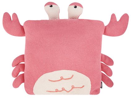 Lot De 2 Coussins Décoratifs Jargalli Coton 35 X 35 Cm Rose Crabe