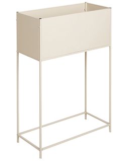 Cache-pot Sur Pied Tapien Métal 70 Cm Beige