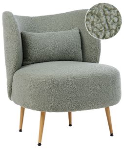 Fauteuil Otsby Ii Avec Coussin Bouclé Vert