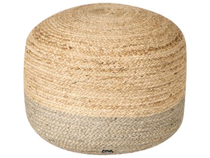 Pouf Duki Jute Taupe
