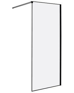 Parois De Douche Waspam 80 X 190 Cm Noir