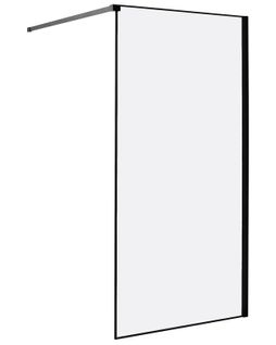 Parois De Douche Waspam 100 X 190 Cm Noir
