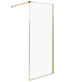 Parois De Douche Waspam 80 X 190 Cm Doré