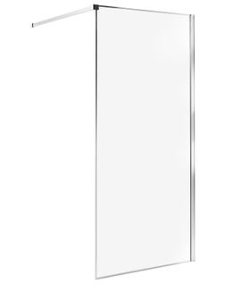 Parois De Douche Waspam 90 X 190 Cm Argenté