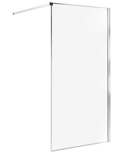 Parois De Douche Waspam 100 X 190 Cm Argenté