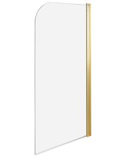 Paroi De Bain Douche Lapan 140 X 70 Cm Doré