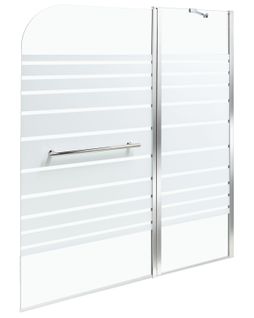 Paroi De Bain Douche Tuapi 140 X 120 Cm Argenté