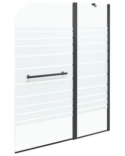 Paroi De Bain Douche Tuapi 140 X 100 Cm Noir