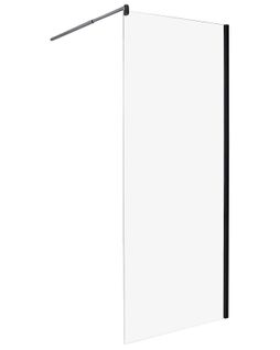 Parois De Douche Ahaus 80 X 190 Cm Noir