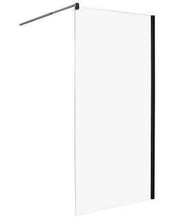 Parois De Douche Ahaus 100 X 190 Cm Noir