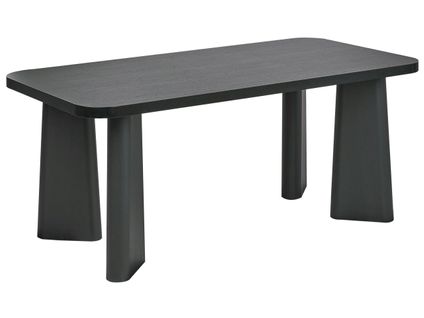 Table De Repas Atlin Noir 180 Cm 90 Cm
