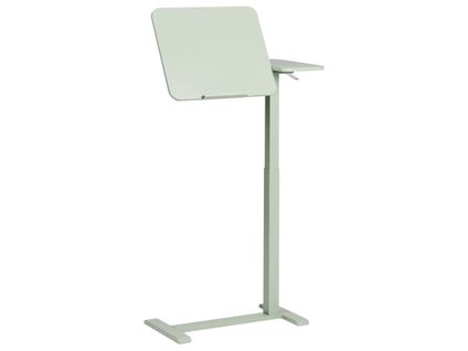 Bureau Réglable Manuellement En Hauteur Pour Ordinateur Portable Schola Vert Clair 70 Cm 40 Cm