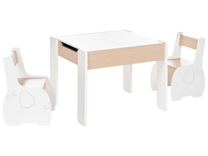 Table Et Chaises Pour Enfants Loyd Blanc