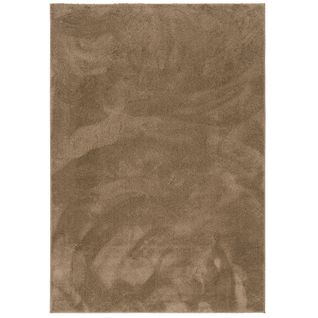 Tapis à Poils Longs Silky 200x290cm Taupe