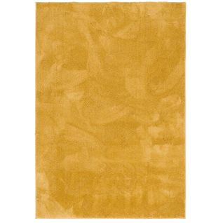 Tapis à Poils Longs Silky 80x150cm Jaune