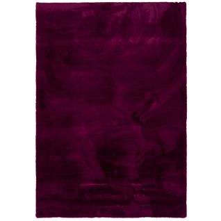 Tapis En Fourrure Plush 120x170cm Rose