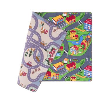 Tapis Rues Réversible 140x200cm Beige