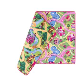 Tapis Rues Réversible 200x300cm Rose