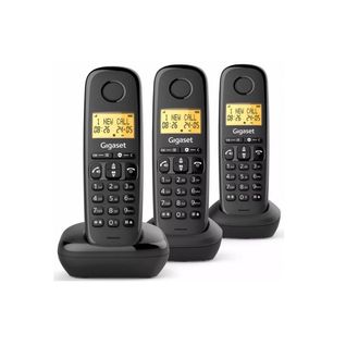 Téléphone Sans Fil Noir - Basic100trionoir