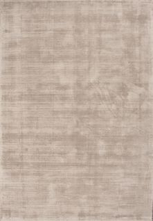 Tapis Janelle Élégant Salon Viscose, Beige Clair, 160 Cm Rond