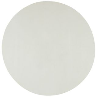 Tapis Cosy Moderne Fourrure Douillet Lavable, Crème, 120 Cm Ronde