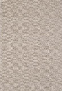 Tapis Maldives Extérieur Design Diamant Boho, Marron, 140x200 Cm