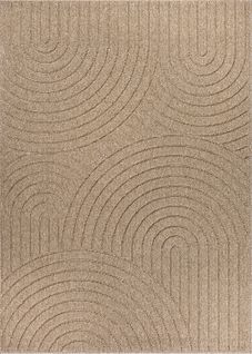 Tapis Kos Extérieur Moderne Arc, Nature, 120 X 160 Cm