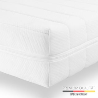 Matelas Mousse 80x200 cm 7 Zones Epaisseur 15 cm 2 niveaux de fermeté (H2 H3)