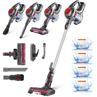 Aspirateur Balai 40KPA, Autonomie 50min,1.3l Capacité, Aspirateur Balai Sans Fil