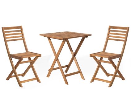 Ensemble Pour Bistro Bois Bois Clair Fiji