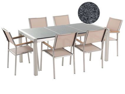 Set De Salle à Manger Pierre Beige Grosseto