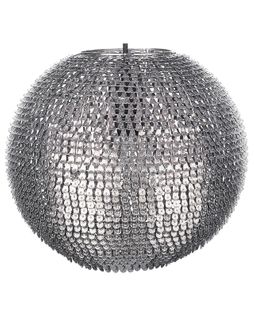 Lampe Suspension Seine Métal Argenté